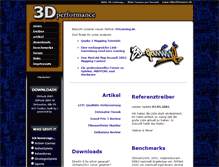 Tablet Screenshot of 3dperformance.de